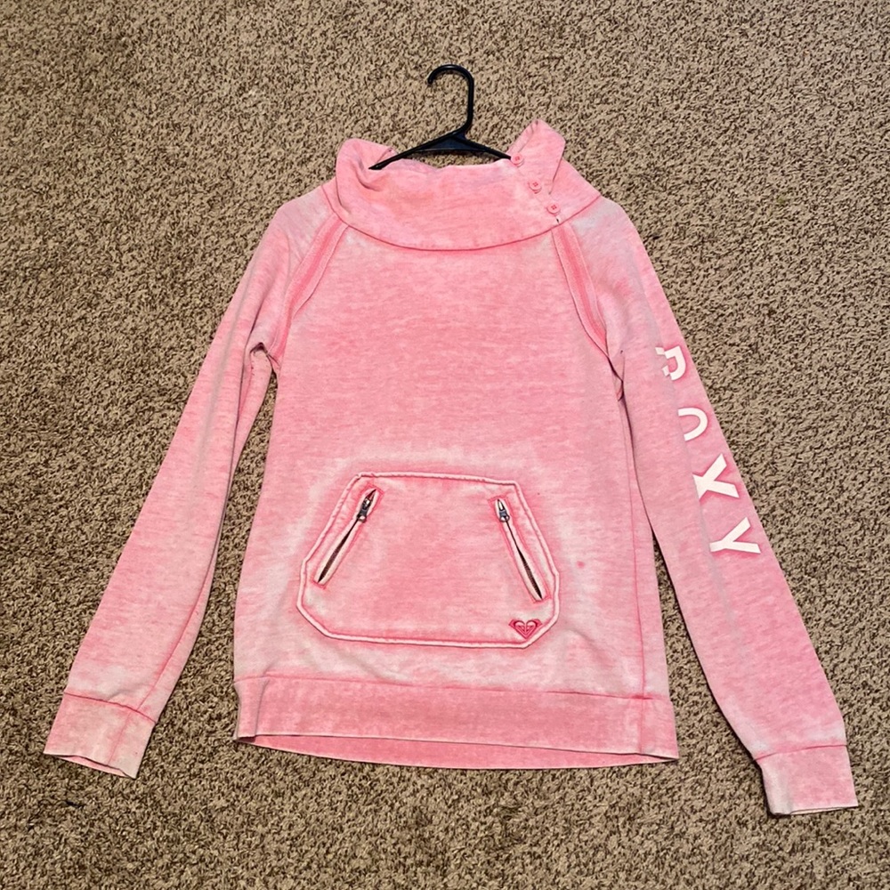 vintage pink roxy hoodie